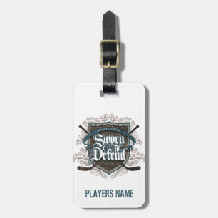 Sworn To Defend (Hockey Defenseman) Luggage Tag