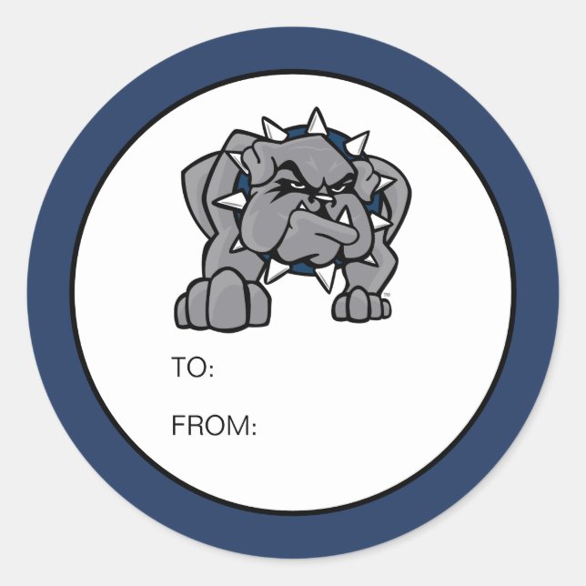 SWOSU Graduate Classic Round Sticker (Front)