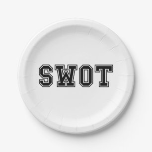 SWOT PAPER PLATE