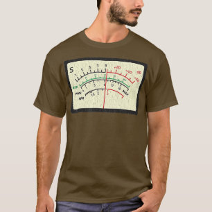 SWR Metre Amateur Ham Radio Distressed Design  T-Shirt