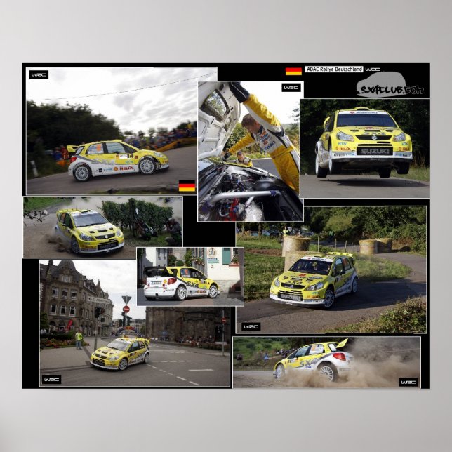 SX4 Rally Germany 2008 Poster (Front)