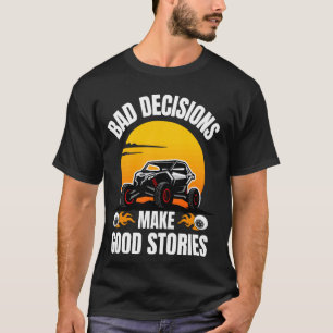SxS ATV Art For Men Women UTV Off Road Riding Love T-Shirt