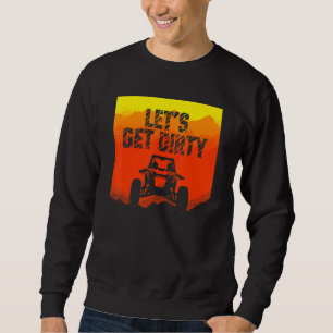 SxS Get Dirty Mountains Sunset Sweatshirt