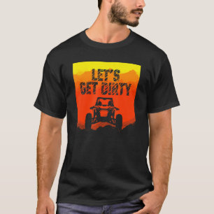 SxS Get Dirty Mountains Sunset T-Shirt