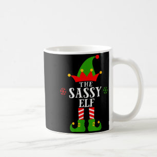 Sy Elf Funny Matching Family Group Christmas Pajam Coffee Mug