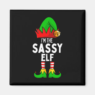 Sy Elf Matching Family Christmas  Magnet