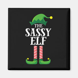 Sy Elf Matching Family Group Christmas Party  Magnet