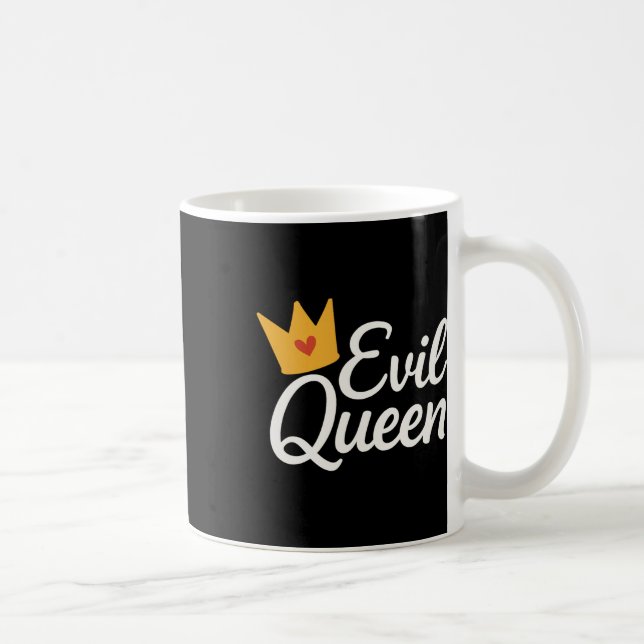 Sy Evil Queen Crown Funny Costume  Coffee Mug (Right)