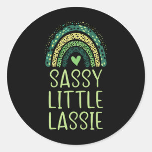 Sy Little Lie Kids St. Patrick's Day Children Todd Classic Round Sticker