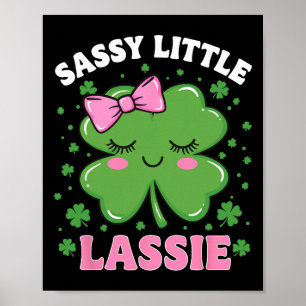 Sy Little Ly Kids Irish Outfit Girls St Patricks D Poster