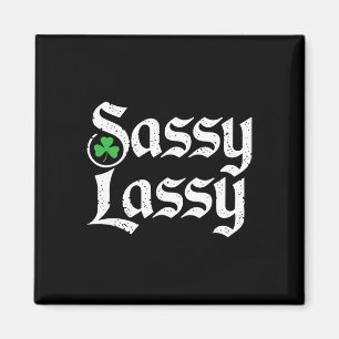 Sy Ly St. Patrick's Day Funny By Girls Kids Lie  Magnet