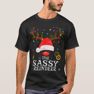 Sy Reindeer Family Matching Christmas Sy Women Gir T-Shirt