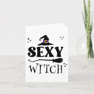 Sy Retro Witch Halloween Matching Group Spooky Card