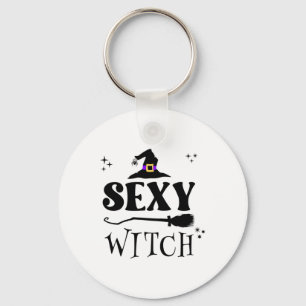 Sy Retro Witch Halloween Matching Group Spooky Key Ring