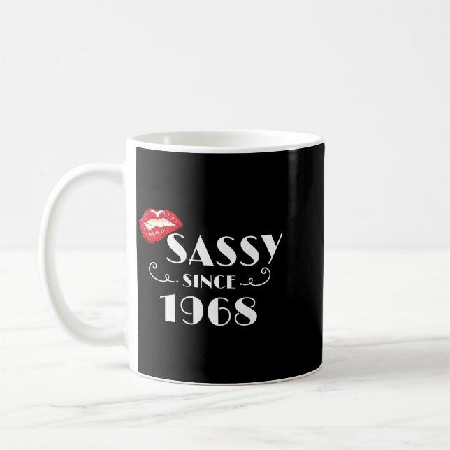 Sy Since 1968 Funny Quote Birthday Fun Coffee Mug (Left)