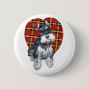 Sybil the Schnauzer Button