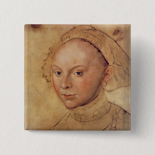Sybille of Cleves 15 Cm Square Badge (Front)