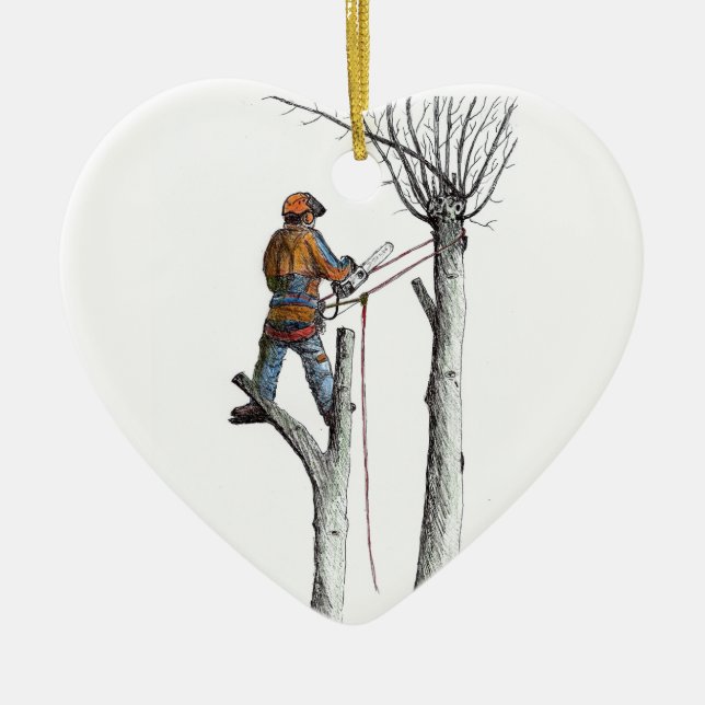 Sycamore and 020t ceramic tree decoration (Front)