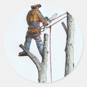 Sycamore and 020t classic round sticker