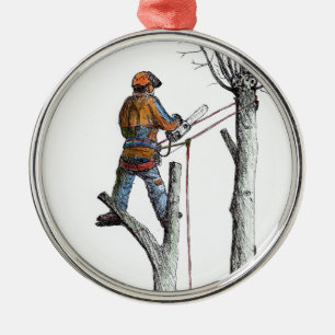 Sycamore and 020t metal tree decoration