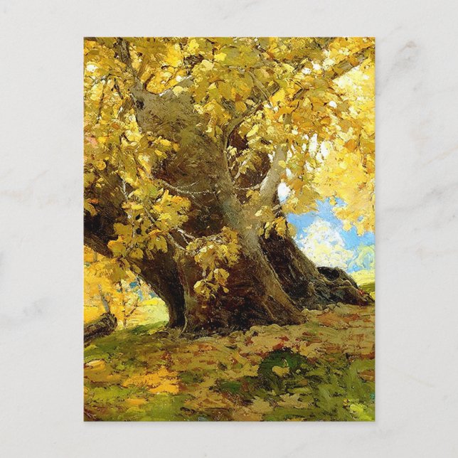 Sycamore in Autumn by Edgar Payne Postcard (Front)