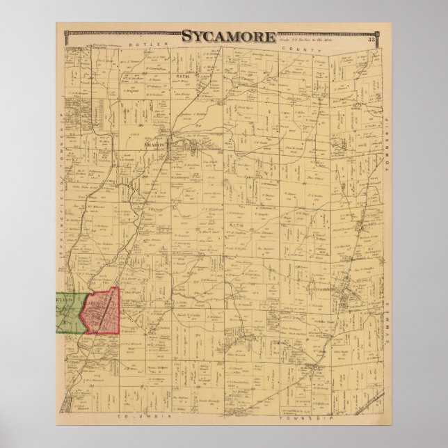 Sycamore, Ohio Poster (Front)