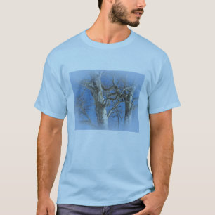Sycamore Tree Against Winter Sky Items T-Shirt