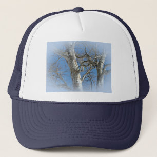 Sycamore Tree Against Winter Sky Items Trucker Hat