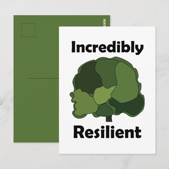 Sycamore Tree Incredibly Resilient Inspirational Postcard (Front/Back)