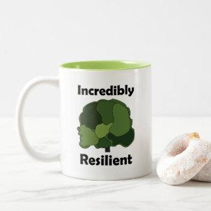 Sycamore Tree Incredibly Resilient Inspirational Two-Tone Coffee Mug