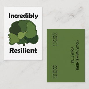 Sycamore Tree Resilient Inspirational Life Coach Business Card
