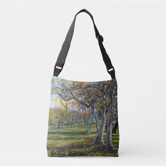 "Sycamores in the Fall" Tote Bag (Front)