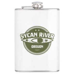 Sycan River Oregon Kayaking Hip Flask