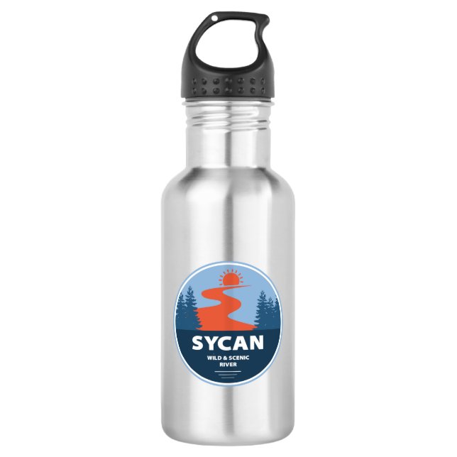 Sycan Wild And Scenic River Oregon 532 Ml Water Bottle (Front)