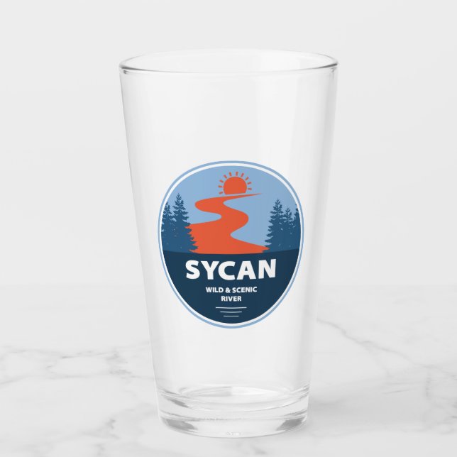 Sycan Wild And Scenic River Oregon Glass (Front)