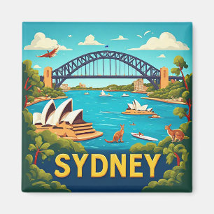 🌏 Sydney Australia Bucket List Travel Gift 🌏 Magnet