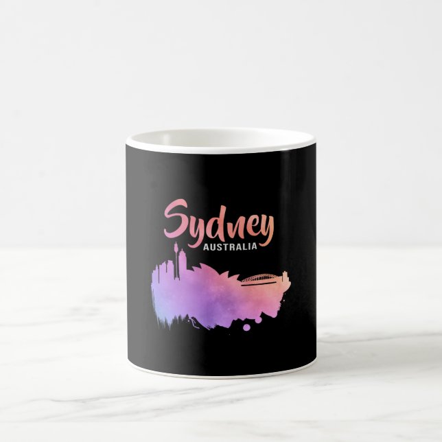 Sydney Australia City Cityscape Skyline Funny Gift Coffee Mug (Center)