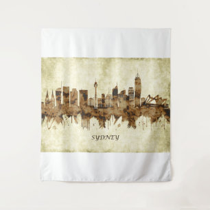 Sydney Australia Cityscape Tapestry