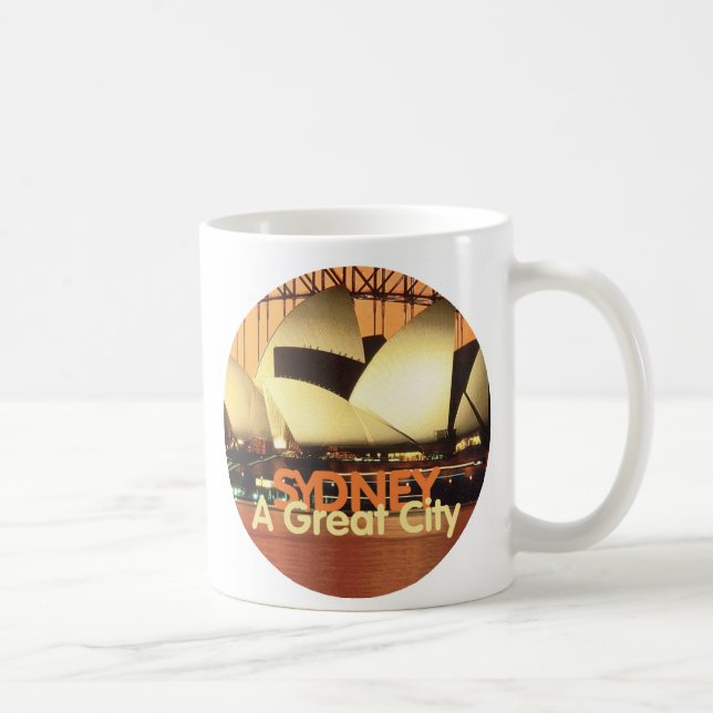 SYDNEY Australia Coffee Mug (Right)