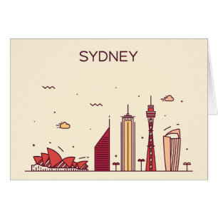 Sydney, Australia   Doodle Skyline