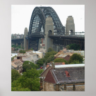 Sydney, Australia. Harbour Bridge. Poster