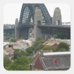 Sydney, Australia. Harbour Bridge. Square Sticker