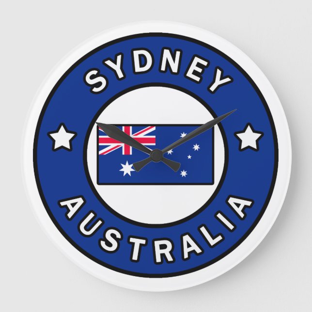 Sydney Australia Large Clock (Front)