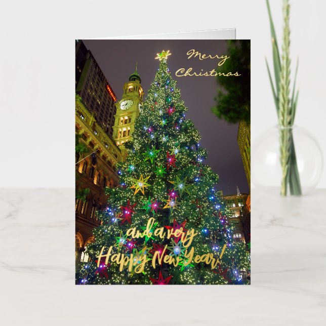 Sydney Australia Merry Christmas Holiday  (Front)