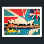 Sydney Australia Pop Art Travel Illustration Poster<br><div class="desc">Sydney Australia Pop Art Travel Illustration</div>