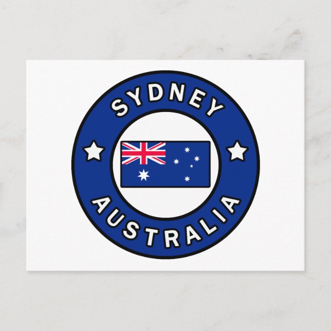 Sydney Australia Postcard (Front)