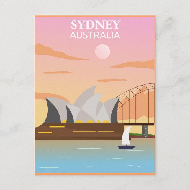 Sydney, Australia Postcard (Front)