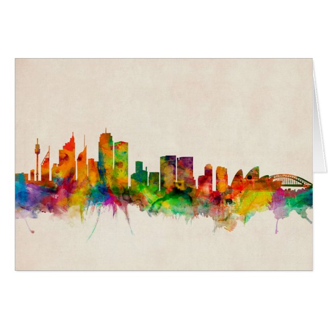 Sydney Australia Skyline Cityscape (Front Horizontal)