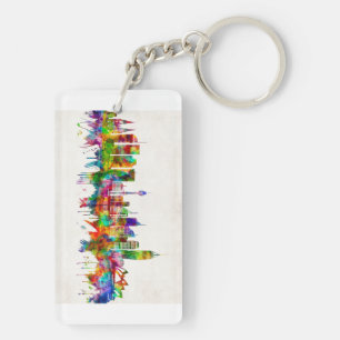 Sydney Australia Skyline Key Ring