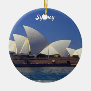 Sydney Australia Travel Christmas Ornament